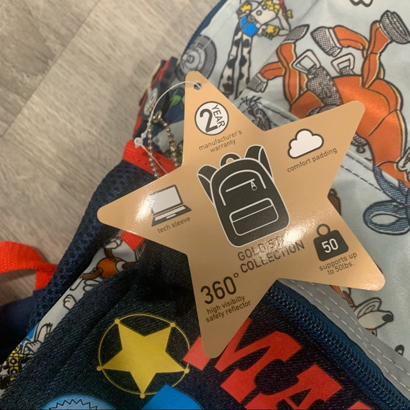NWT Disney Toy Story Blue Backpack - Picture 5 of 5